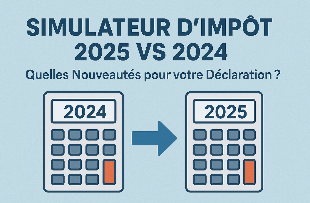 Simulateur d'Impôt 2025 vs 2024 - Nouveautés fiscales